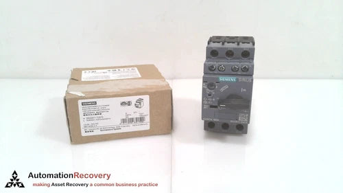 SIEMENS 3RV2411-1EA15, SIRUS CIRCUIT BREAKER - TRANSFORMER PROTECTION, N #323525