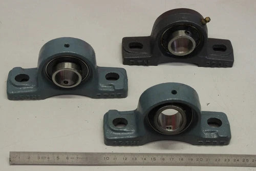 3x  P205 ?25mm L?nge 140mm H?he 65mm PTM ASAHI  Stehlager P205