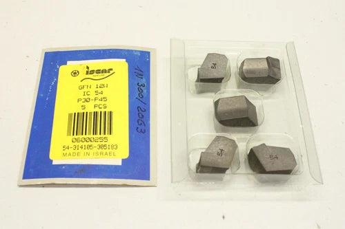 5x ISCAR 06000255 GFN 12W Wendeschneidplatten 54-314105-305183 OVP