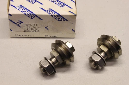 2x HEPCO SS-DV-2-E 10x30.73x11.12 Caster Bearing Wheel 27938 Original Packaging