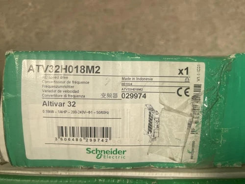 Schneider Electric, ATV32H018M2, AC speed drive 0.18kW - 1/4HP 200-240VAC