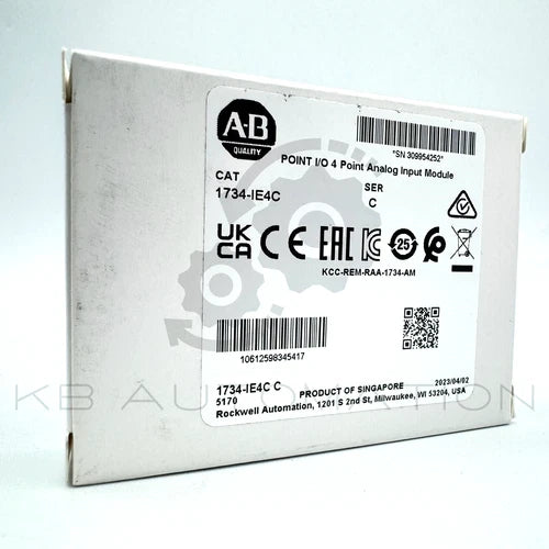 Módulo de entrada analógica de 4 canais 1734-IE4C Point I/O, entradas de corrente