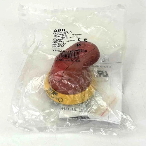 ABB OHY 45j5 Schaltgriff 1SCA022380R8340 T¨¹rkuppeldrehgriff rot/gelb ?:67mm, OVP
