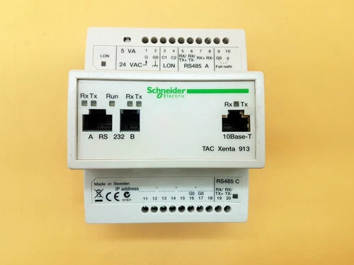 SCHNEIDER ELECTRIC TAC XENTA 913, Version 5.1.4SP1, HW 2.1