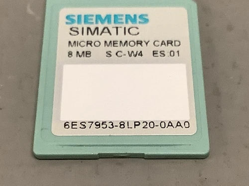 6ES79538LP200AA0 - SIEMENS - 6ES7953-8LP20-0AA0 Memory Card REFURBISHED
