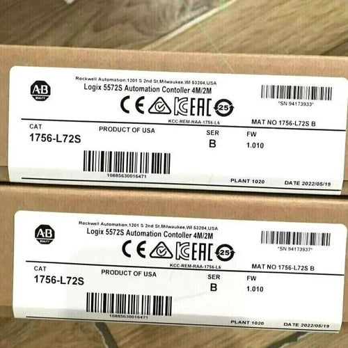 1756-L72S Allen-Bradley Factory Sealed AB SER B GuardLogix 5572S Controller