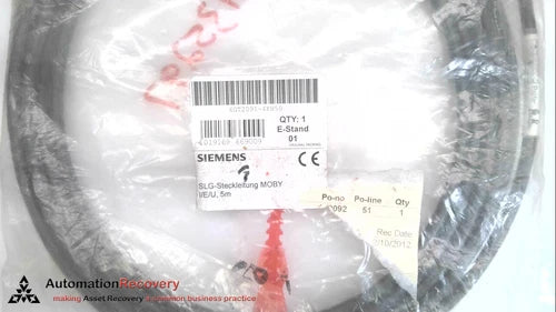 SIEMENS 6GT2091-4FH50 DOUBLE-ENDED MOBY I/E/U PLUG-IN CABLE, NEW #280395