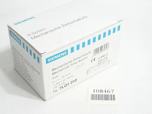 Siemens Mechanische Zeitschaltuhr 7LQ1010 / Neu OVP