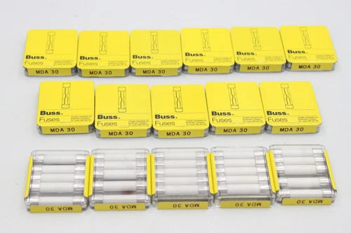 16x5 BUSSMANN  MDA 30  Zylindersicherung 30A 250V  MDA30 OVP