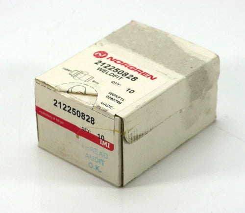 10 Stck. NORGREN Weldfit 212250828 WT-Verschraubung | 1/4", 8mm | OVP