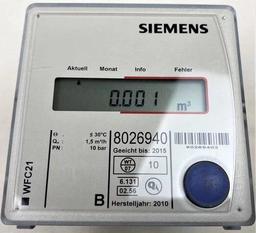 Siemens WFC21.D110 Elektronischer Wasserz?hler VolutronII 110mm, OVP
