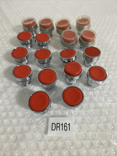 (18) TELEMECANIQUE ZB2BA4 OPERATOR SWITCH PUSH BUTTON RED