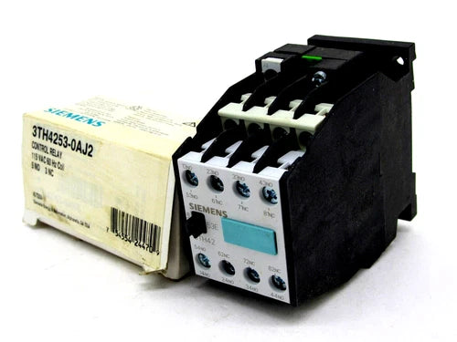 NEW SIEMENS 3TH4253-0AJ2 CONTROL RELAY 115 VAC 60HZ 3TH42530AJ2