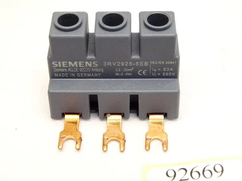 Siemens 3-Phasen-Einspeiseklemme 3RV2925-5EB