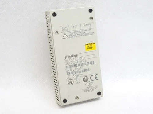 Siemens Backcover R¨¹ckschale Panel OP3 6AV3503-1DB10