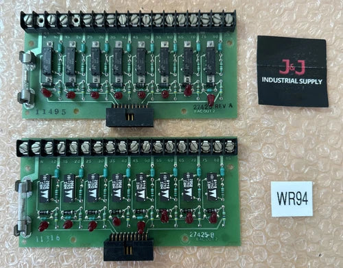 (2) PREOWNED- Universal Instruments 27425 (Rev A & B) 8 AC Out 2 || FAST SHIPPED