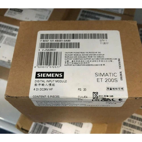 New Siemens 6ES7131-4BD01-0AB0 electronic modules for ET200S 6ES7 131-4BD01-0AB0