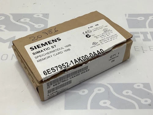 6ES79521AK000AA0 - SIEMENS - 6ES7952-1AK00-0AA0 Memory Card 1MB NEW