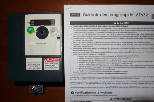 VARIATEUR TRIPHASE 380V 0,55KW FREQUENCE VITESSE SCHNEIDER ALTIVAR ATV312H055N4