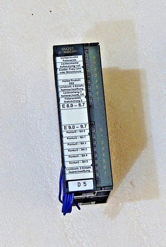 SIEMENS SIMATIC S7 6ES7321-1BH02-0AA0 Digital Input Used