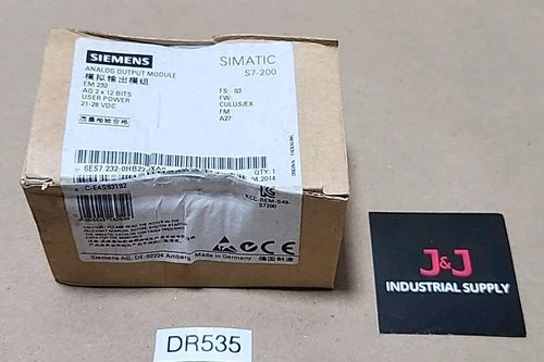 *FACTORY SEALED* Siemens 6ES7 232-0HB22-0XA0 Analog Output Module + Warranty!