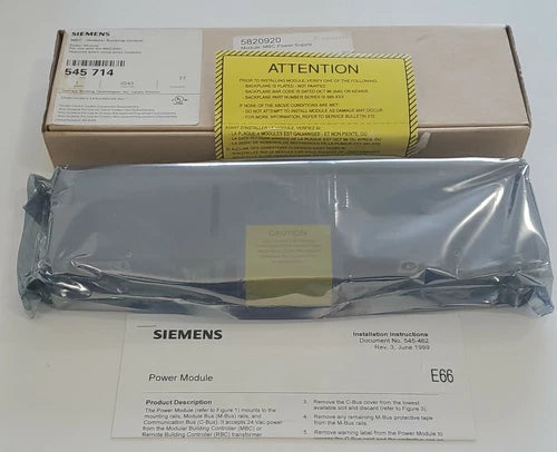 *NEW* Siemens 545 714 MBC - Modular Building Control Power Module + Warranty!