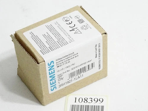 Siemens Hilfsschalterblock 3RH1921-1LA11 / Neu OVP
