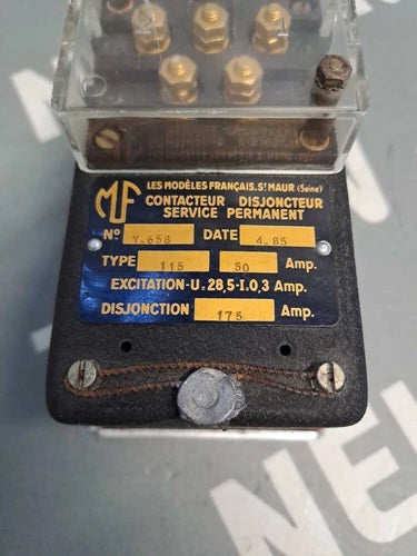 115 - LMF -  115 / Contacteur disjoncteur TYPE  115  50 A   NEW
