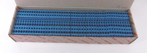 48 St¨¹ck Durchgangs-Reihenklemmen ZDU 4/3AN BL 7904190000 Blau Weidm¨¹ller