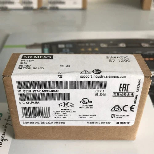 New Siemens 6ES7297-0AX30-0XA0 S7-1200 Battery Board 1297 6ES7 297-0AX30-0XA0