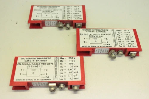 3x STAHL 8901/31-086/150/01 Sicherheitsbarriere 安全栅栏 8901/31086/150/01