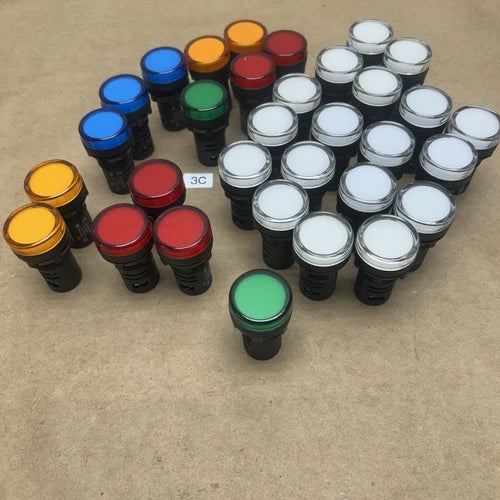 (32) AUTOMATION DIRECT INDICATOR LIGHTS LED ILLUMINATED NNB (See Descr) & Photos