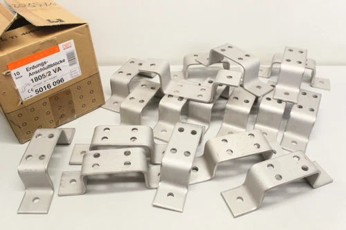 18x OBO BETTERMANN VA Stahl Erdungs Anschlu?bl?cke 5016 096 OVP
