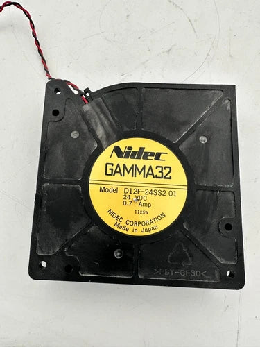 19pc x  NIDEC GAMMA 32 ELEVATOR INVERTER FAN D12F-24SS2 01 24VDC 0.7A 1125W