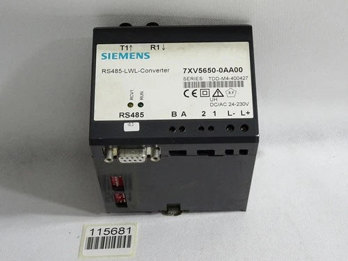 Siemens 7XV5650-0AA00 RS485-LWL-Converter