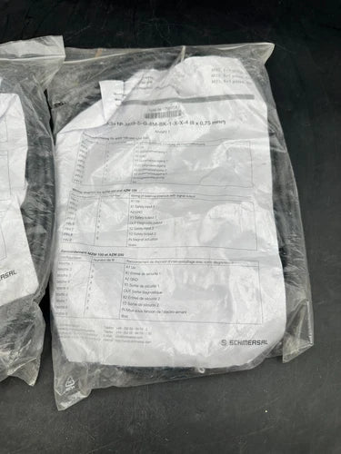 2 x pc  SCHMERSAL 1209959 CONNECTOR CABLE A-K8+1P-M23-S-G-5M-BK-1-X-X-4