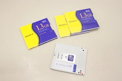 3x SONY 1024 Datenkassette Magnet MO EDM-1300B OVP