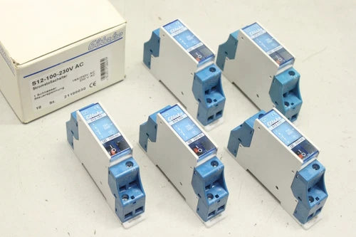 5x ELTAKO S12-100230VAC  16A/250V AC  Stromsto?schalter Stromsto? Schalter OVP