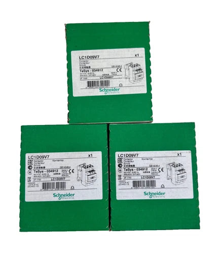 施耐德电气 LC1D09V7 接触器 TESYS 034912 400VCA 4kW x3pc