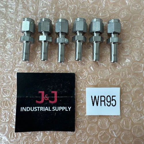 (6) NEW- Swagelok Adaptor Fittings UP2 / A3B 316 Stainless Steel || FAST SHIPPED