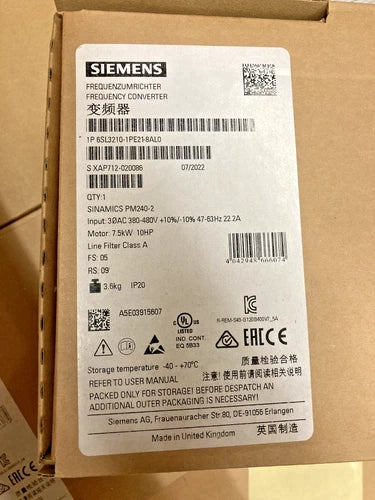 1PC For Siemens 6SL3210-1PE21-8AL0 New