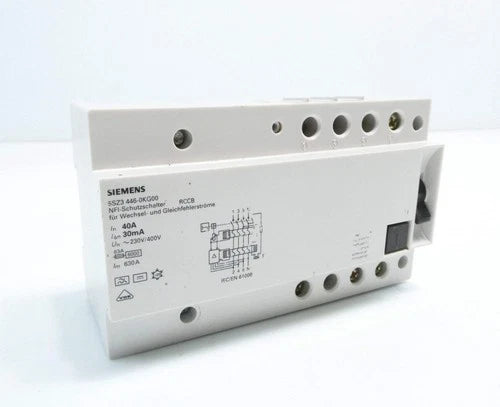 SIEMENS 5SZ3 446-0KG00 (40A 30mA ~230/400V 630A) NFI CIRCUIT BREAKER