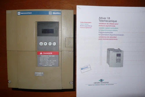 VARIATEUR TRIPHASE 380V 4KW VITESSE SCHNEIDER ELECTRIC TELEMECANIQUE ATV18U72N4