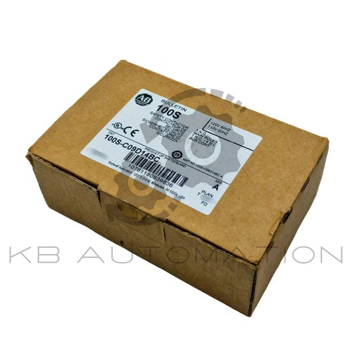 100S-C09D14BC safety contactor, 9A, 110V 50Hz / 120V 60Hz, 3 N.O. power poles