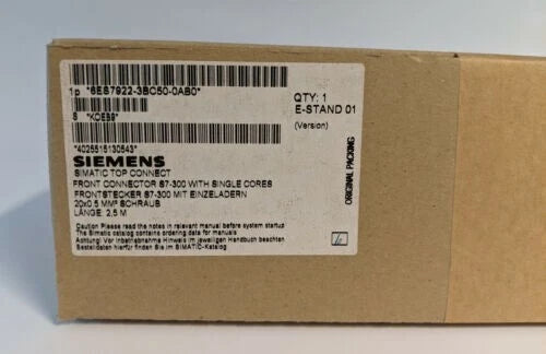 New Siemens 6ES7922-3BC50-0AB0 6ES7 922-3BC50-0AB0 Front connector for S7-300