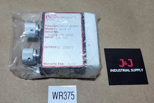 *BRAND NEW* AGM Electronics TA 4034-17 Single Alarm 1/5Vdc Hi Direct + Warranty!