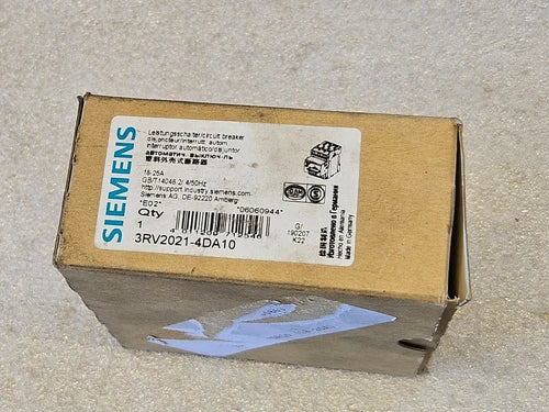 Siemens 3RV2021-4DA10 NEW