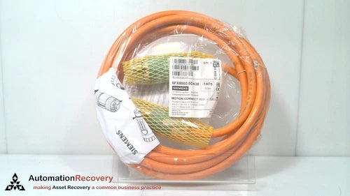 SIEMENS 6FX8002-5DA38-1AF0 POWER EXTENSION CABLE, 5 METER LENGTH, NEW #318635