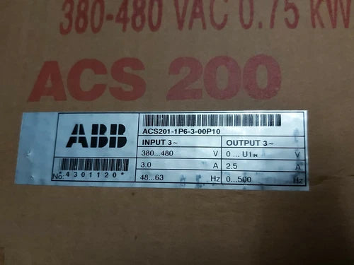 ACS 201-2P6-3-00P10 ABB INVERTER