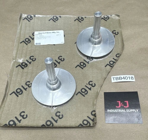 (2) FACTORY SEALED- Steel & Obrien 45MP-STOPPER-2.5-316 2.5¡± Stopper || WARRANTY